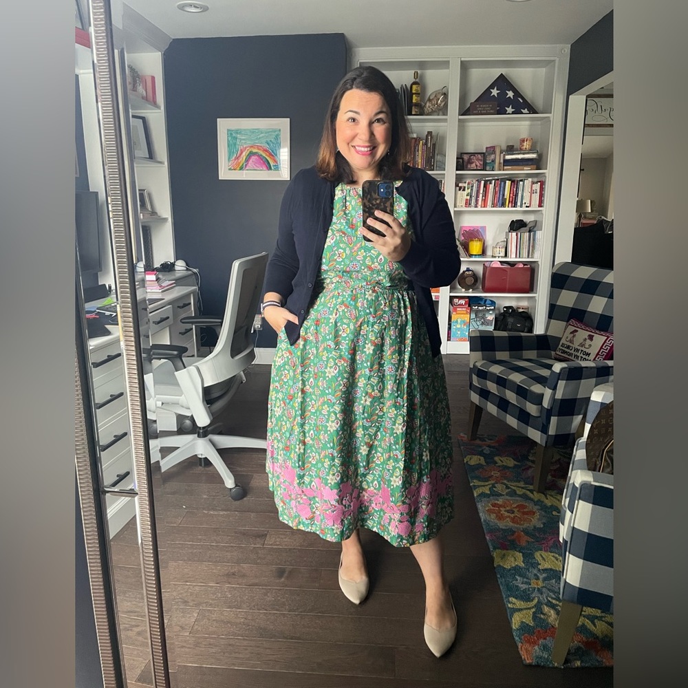 Gorgeous Embroidered Boden Dress Size 16/18